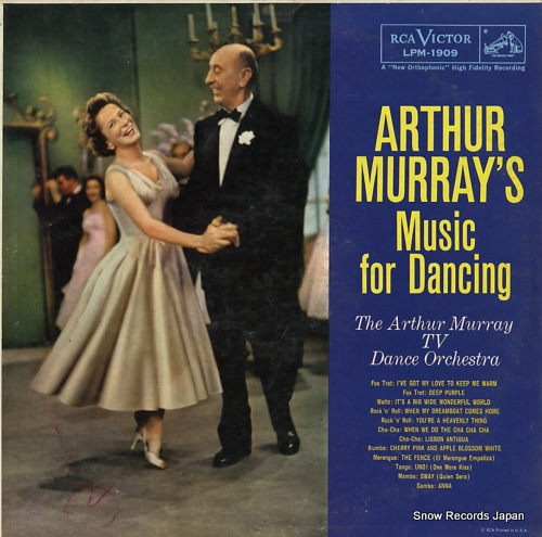 ARTHUR MURRAY TV DANCE ORCHESTRA, THE arthur murray's music for dancing LPM-1909