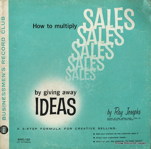 レイ・ジョセフス how to multiply sales by giving away ideas BRC-120