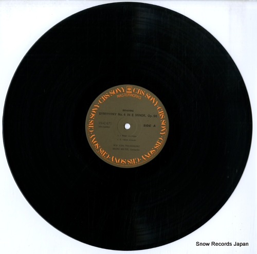 WALTER, BRUNO brahms; symphony no.4 15AC671