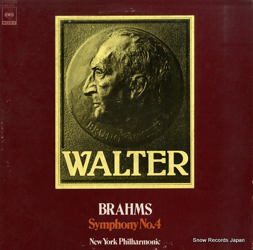 WALTER, BRUNO brahms; symphony no.4 15AC671