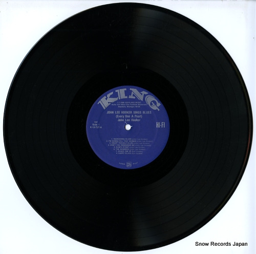 HOOKER, JOHN LEE sings blues KING727