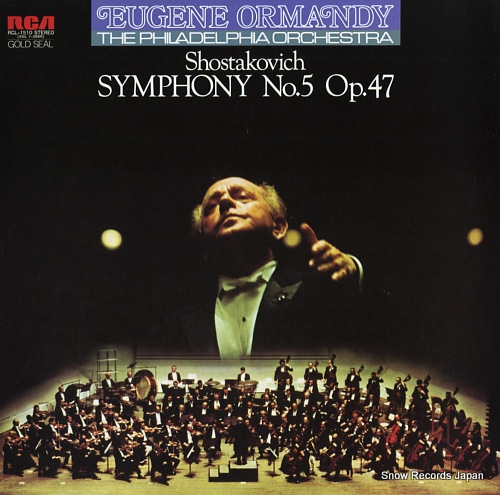 ORMANDY, EUGENE shostakovich; symphony no.5 op.47 RCL-1510