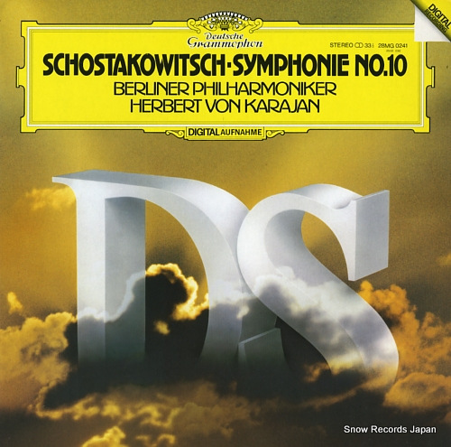 KARAJAN, HERBERT VON shostakovich; symphony no.10 28MG0241