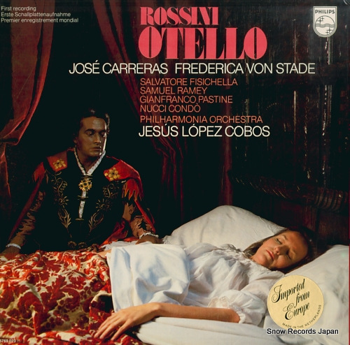 CARRERAS, JOSE rossini; otello 6769023 - front cover