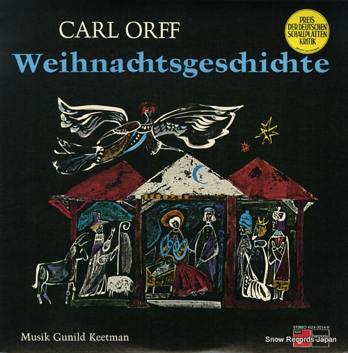 ORFF, CARL orff; weihnachtsgeschichte KUX-3014-H - front cover
