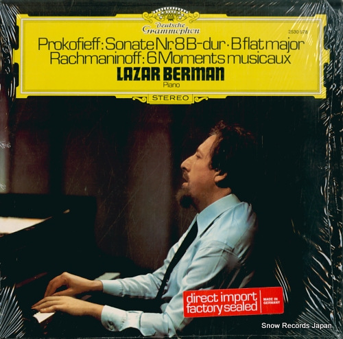 BERMAN, LAZAR prokofieff; klaviersonate nr.8 b-dur op.84 2530678