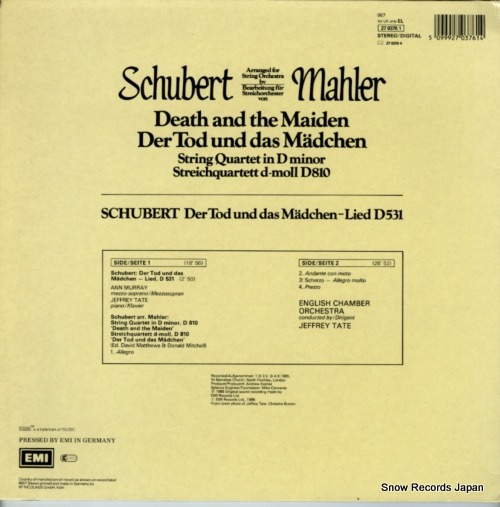 TATE, JEFFREY schubert; 