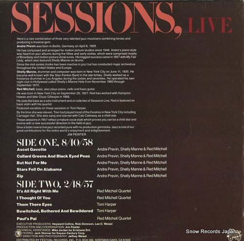 V/A sessions, live CAL3003