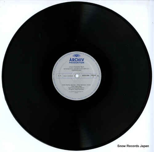 SCHREIER, PETER bach; kaffee-kantate / bauern-kantate 2533269 - disc