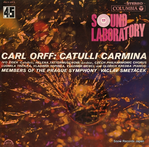 SMETACEK, VACLAV orff; catulli carmina 45CX-23-S