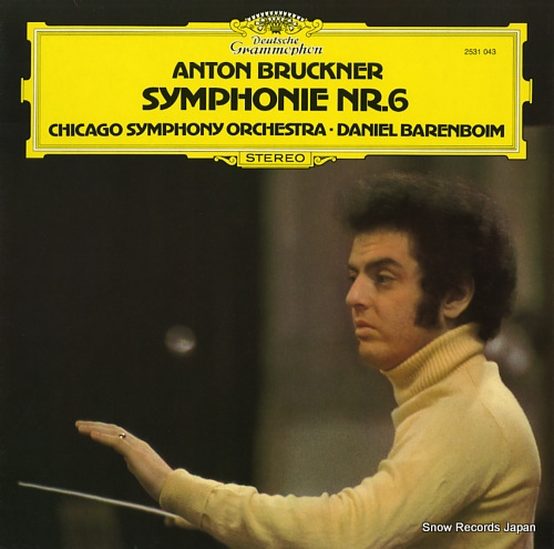 BARENBOIM, DANIEL bruckner; symphonie nr.6 2531043 - front cover