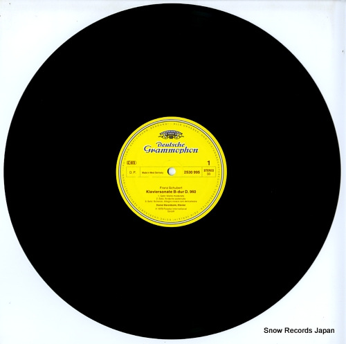 BARENBOIM, DANIEL schubert; piano sonatas in b flat major, in c major 2530995