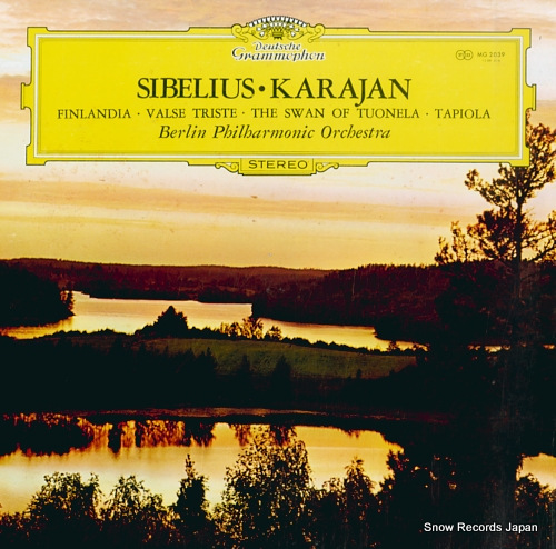 KARAJAN, HERBERT VON sibelius; finlandia, valse triste, the swan of tuonela MG2039