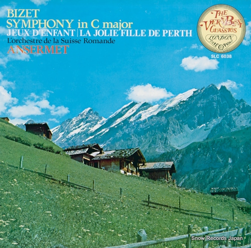 ANSERMET, ERNEST bizet; symphony in c major SLC6038