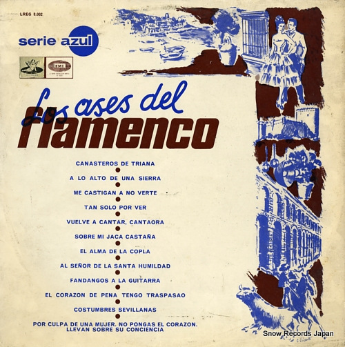 V/A los ases del flamenco LREG8.002 - front cover