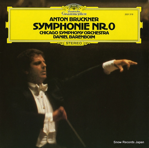 BARENBOIM, DANIEL bruckner; symphonie nr.0 2531319 - front cover