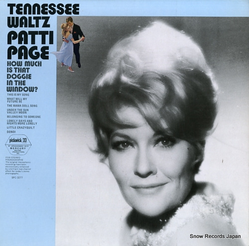 PAGE, PATTI tennessee waltz SPC-3277 - front cover