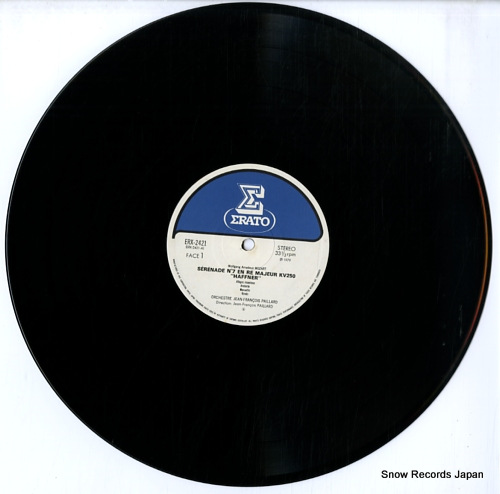 PAILLARD, JEAN-FRANCOIS mozart; serenade no.7