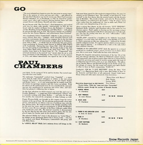 CHAMBERS, PAUL go RJL-6023