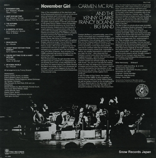 MCRAE, CARMEN november girl PA-7143