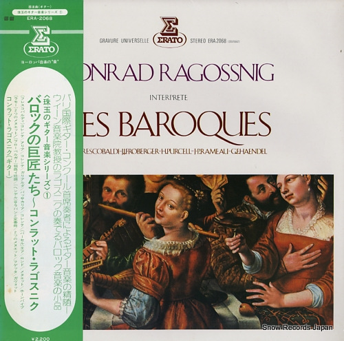 RAGOSSNIG, KONRAD les baroques ERA-2068 - front cover
