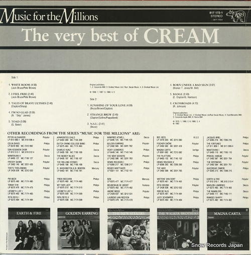 クリーム the very best of cream 817-172-1