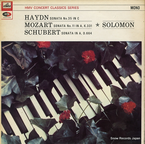 SOLOMON haydn; sonata no.35 in c XLP30053 - front cover