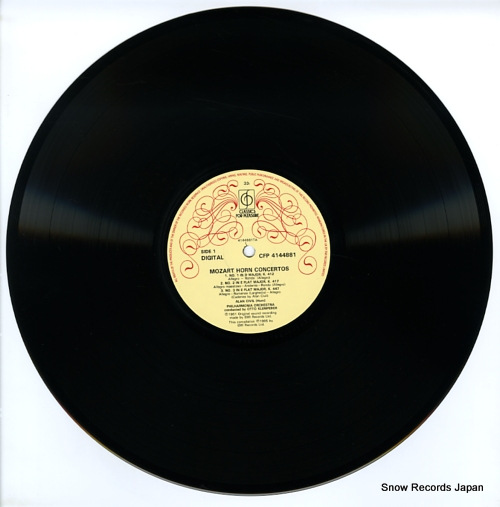 KLEMPERER, OTTO mozart; horn concertos CFP4144881