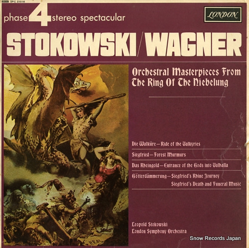STOKOWSKI, LEOPOLD wagner; the ring of the niebelung SPC21016