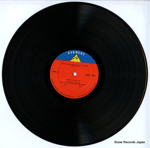 BACKHAUS, WILHELM brahms; piano concerto no.2 in b-flat major EVEREST3279