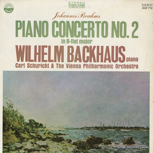 BACKHAUS, WILHELM brahms; piano concerto no.2 in b-flat major EVEREST3279