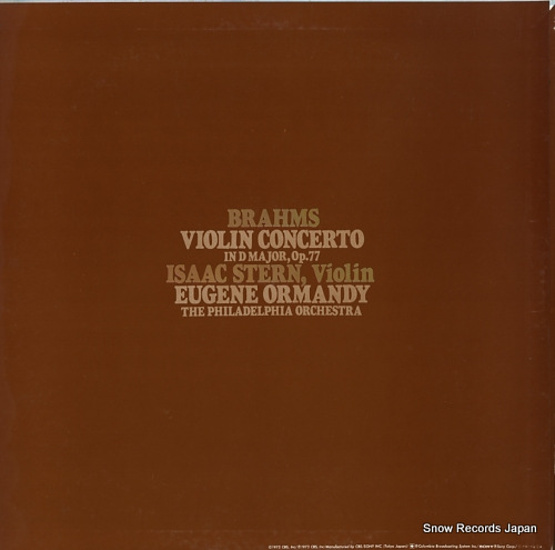 STERN, ISAAC brahms; violin concerto in d major, op.77 SOCL1069