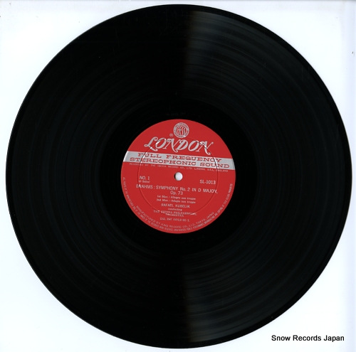 KUBELIK, RAFAEL brahms; symphony no.2 in d major SL1013