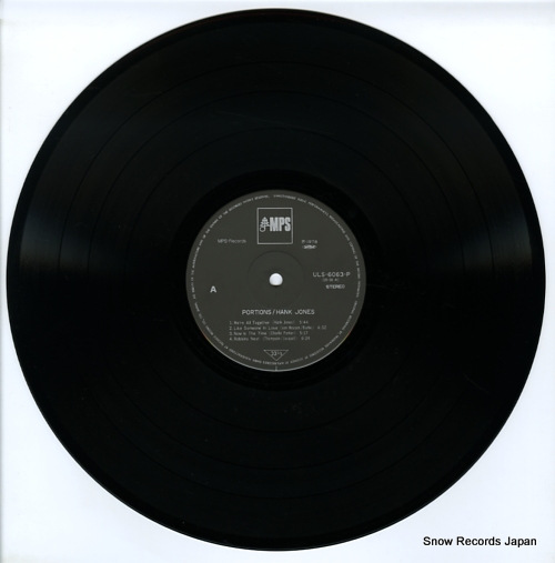 JONES, HANK portions ULS-6063-P