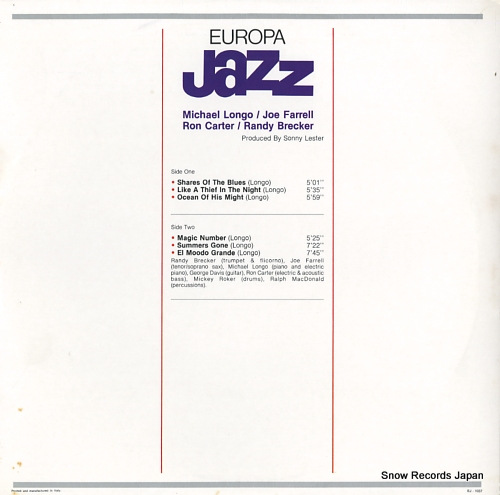 V/A europa jazz EJ-1037