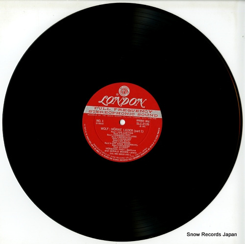 PREY, HERMANN wolf; morike lieder SLC2126 - disc