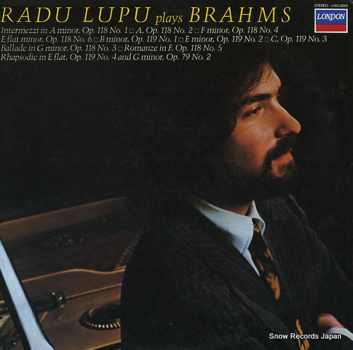 LUPU, RADU radu lupu plays brahms L15C-2223