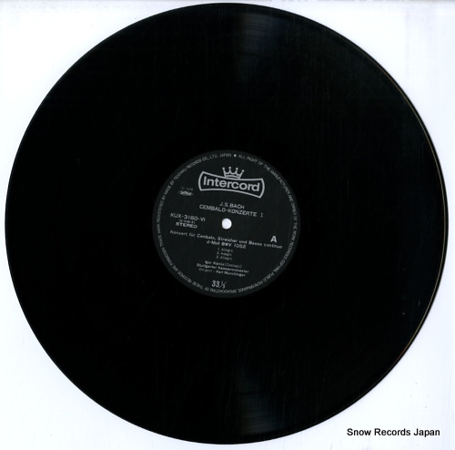 MUNCHINGER, KARL bach; cembalo konzerte 1 KUX-3160-VI
