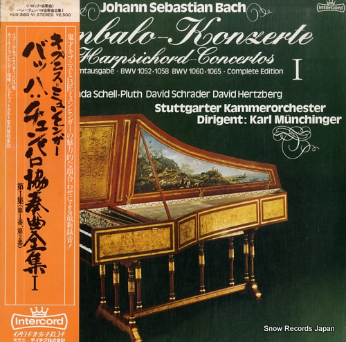 MUNCHINGER, KARL bach; cembalo konzerte 1 KUX-3160-VI