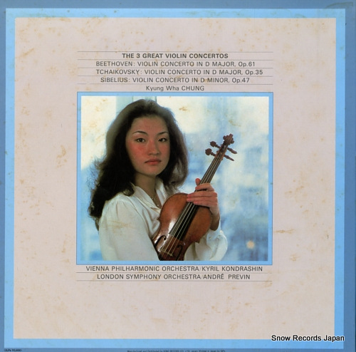 CHUNG, KYUNG-WHA 3 great violin concertos K18C-9257/8