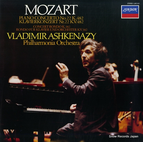 ASHKENAZY, VLADIMIR mozart; piano concerto no22 / concerto rond k.382 L28C1001