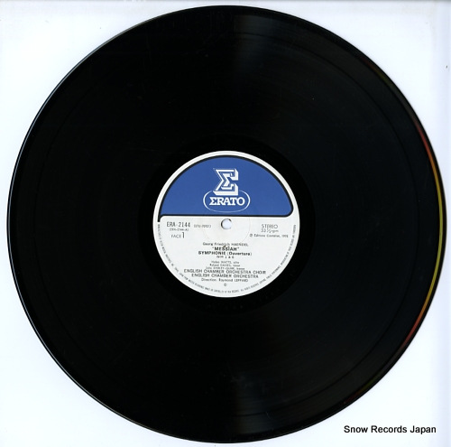 LEPPARD, RAYMOND handel; messiah ERA-2144-46