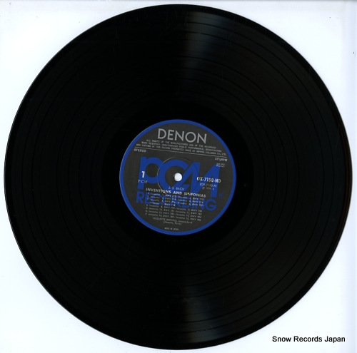 DREYFUS, HUGUETTE bach; inventions and sinfonias bwv772/801 OX-7150-ND