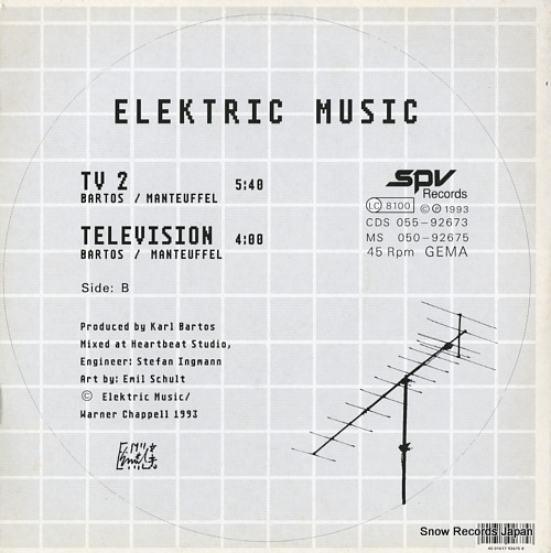 ELEKTRIC MUSIC tv 050-92675
