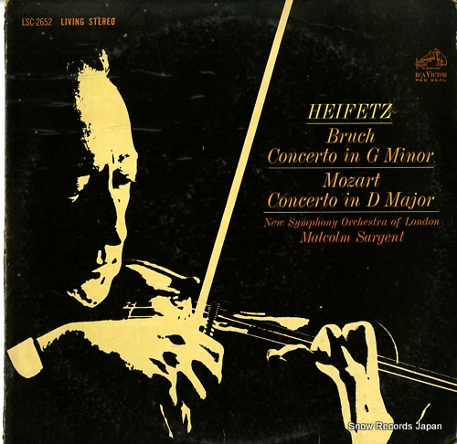 HEIFETZ, JASCHA bruch; concerto in g minor LSC-2652