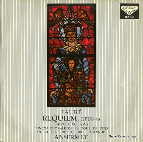 ANSERMET, ERNEST faure; requiem, opus48 SLC1156