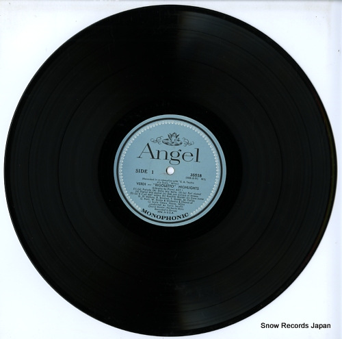 SERAFIN, TULLIO verdi; rigoletto highlights ANGEL35518