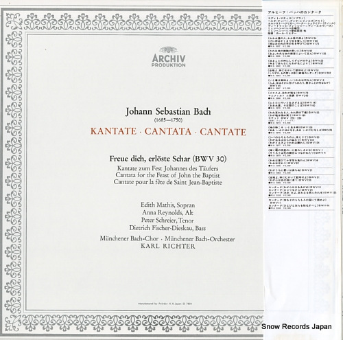 RICHTER, KARL bach; cantata MA5104
