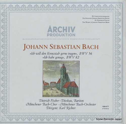 RICHTER, KARL bach; kantaten.cantatas 1198477 / 198477