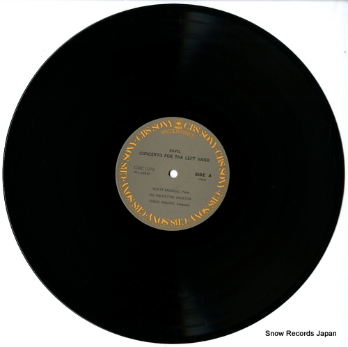 CASADESUS, ROBERT AND GABY ravel; concerto for the left hand 13AC1070